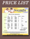 Drayton Heights Price Sheet