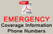 Emergency Coverage Information